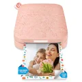 HP Sprocket Portable 2x3 Instant Photo Printer (Blush) Print Pictures on Zink Sticky-Backed Paper from Your iOS & Android Device.