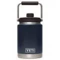 YETI Rambler Vacuum Insulated Stainless Steel Half Gallon Jug with MagCap, Navy