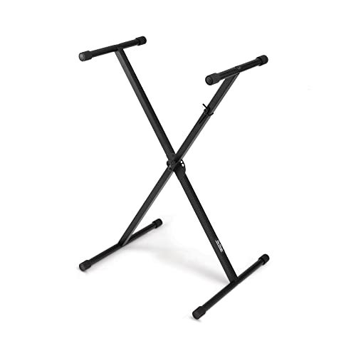 OnStage KS7190 Classic Single-X Keyboard Stand, Black