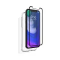 ZAGG InvisibleShield Glass+ 360 - Front + Back Screen Protection with Side Bumpers Made for Apple iPhone X - Black