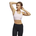 adidas Female Don't Rest alphaskin Padded Bra Clear Pink