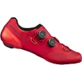 SHIMANO S-PHYRE RC9 (RC902) SPD-SL Shoes, Red, Size 45