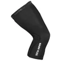 castelli Nano Flex 3G Kneewarmer, Unisex Leg Warmers - Adult, Black, L