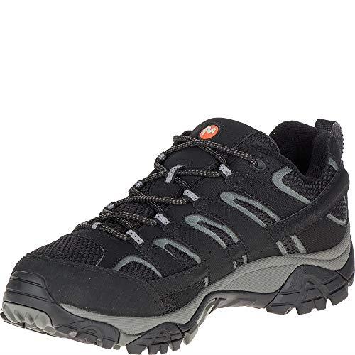 MERRELL Men's Moab 2 GTX Low Rise Hiking Boots, Black/Black, 8 M US