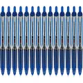 PILOT, Precise V5 RT Refillable & Retractable Rolling Ball Pens, Extra Fine Point 0.5 mm, Blue, Pack of 14