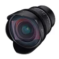 Samyang MF 14mm T3.1 VDSLR MK2 Sony E - High Light T3.1 Ultra Wide Angle Cine and Video Lens for Sony E Mount, 14mm Fixed Focal Length, Follow Focus Sprockets Full Format and APS-C 8K Resolution
