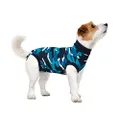 Suitical Recovery Suit Dog, Small, Blue Camouflage