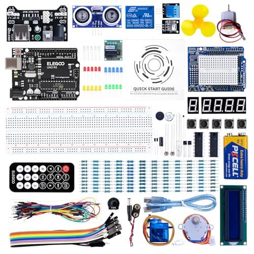 ELEGOO UNO R3 Project Super Starter Kit with Tutorial Compatible with Arduino IDE