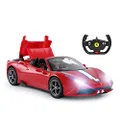 Ferrari RC Car, RASTAR 1:14 Ferrari 458 Special A Radio Remote Control Toy Car, Auto Open & Close - Red