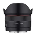 Rokinon 35mm F1.8 Auto Focus Compact Full Frame Wide Angle Lens for Sony E Mount, Black, IO3518-E