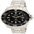 Invicta Men's 3044 Stainless Steel Pro Diver Automatic Watch, Silver/Black, 47mm, 3044
