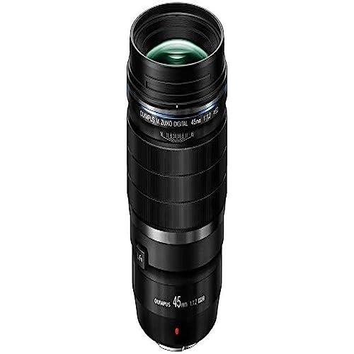 Olympus M.Zuiko Digital ED 45 mm F1.2 PRO Lens, Fast Fixed Focal Length, Suitable for All MFT Cameras (Olympus OM-D & Pen Models, Panasonic G Series), Black