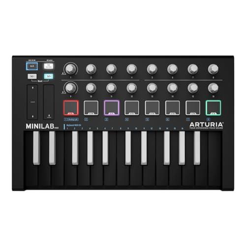 Arturia MiniLab MKII Inverted MIDI Controller Black