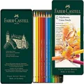 Faber-Castell Polychromos Colour Pencils, Tin of 12, (18-110012)
