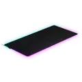 SteelSeries QcK 3XL Prism - 2-Zone RGB Illumination - Optimized for Gaming Sensors - Size 3XL (1220 x 590 x 6mm) - Black + RGB