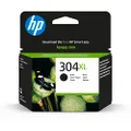 HP N9K08AE 304XL High Yield Original Ink Cartridge, Black, Packaging May Vary, Pack of 1