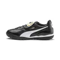 PUMA Unisex-Adult Football Shoe, Black/White, 9 US