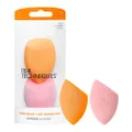 Real Techniques Iconic Blend + Set Sponge Duo, Orange & Pink, 124g (Pack of 1)