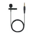 Shure MVL Omnidirectional Condenser Lavalier Microphone [1/8 inch (3.5mm)] + Windscreen, Tie-Clip, Mount and Carrying Pouch