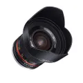 Rokinon 12mm F2.0 NCS CS Ultra Wide Angle Fixed Lens for Olympus and Panasonic Micro 4/3 (MFT) Mount Digital Cameras (Black) (RK12M-MFT)