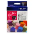 Brother LC-133M Magenta Ink, Yield Up To 600pgs,DCP-J152W, DCP-J172W, DCP-J552DW, DCP-J752W, DCP-J4110DW, MFC-J245, MFC-J470DW MFC-J475DW, MFC-J650DW, MFC-J870DW, MFC-J4410DW, MFC-J4510DW, MFC-J4710DW