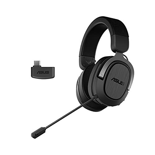 ASUS TUF Gaming H3 Wireless Gaming Headset - 2.4GHz, Lightweight Durable Design, 1.7 Virtual Surround Sound, Compatible with Mobile, PC, PS5, Switch