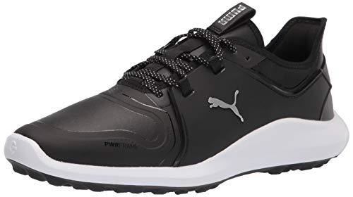 PUMA Men's Ignite Fasten8 Pro Golf Shoe, Puma Black-puma Silver-puma Black, 11.5 US
