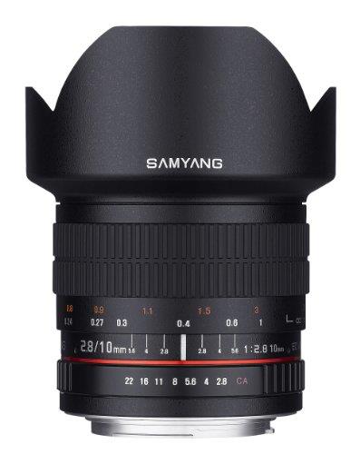 Samyang 10mm F2.8 ED AS NCS CS Ultra Wide Angle Lens for Nikon Digital SLR Cameras with AE Chip for Auto Metering (SY10MAF-N)