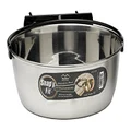 MidWest Homes for Pets Snap'y Fit Stainless Steel Food Bowl/Pet Bowl, 2 qt. for Dogs & Cats