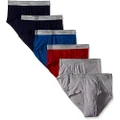 Fruit of the Loom Men's Fashion Brief (Pack of 6), Solids, Medium