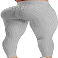 SEASUM Women's High Waist Yoga Pants Tummy Control Slimming Booty Leggings Workout Running Butt Lift Tights M