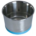 Rogz Slurp Stainless Steel Durable Non Slip Dog Bowl Blue Extra Large