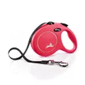 Flexi Classic Tape Retractable Dog Lead Red Large 5 Metres