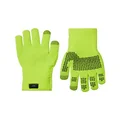 SEALSKINZ Unisex Waterproof All Weather Ultra Grip Knitted Glove, Neon Yellow, Medium