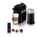 De'Longhi Nespresso Inissia with Aeroccino EN80.BAE, Automatic Coffee Machine with Milk Frother, Single-Serve Capsule Coffee Machine, Welcome Set Included, Compact Design, 19 Bar, 1260W, Black