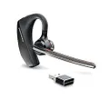 Plantronics - Voyager 5200 UC (Poly) - Bluetooth Single-Ear (Monaural) Headset - USB-A Compatible to connect to your PC and/or Mac - Works w/ Teams, Zoom