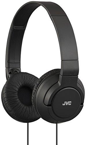 JVC Foldable Lightweight Powerful Bass Over-Ear Headphones - Black