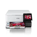 Epson EcoTank ET-8500 Print/Scan/Copy Wi-Fi Photo Printer, White
