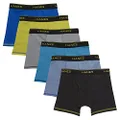 Hanes Boys' Mesh Boxer Briefs, 6-Pack, Moisture-Wicking Cotton Blend Mesh Briefs, 6-Pack (Color/Pattern May Vary), Assorted, Medium