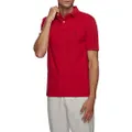 Nautica Men’s Solid Anchor Polo Shirt, Flare Red, X-Small