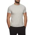 NAUTICA Men's Anchor Collection T Shirt, Grey Heather, Large UK