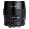 Lensbaby Velvet 85mm f/1.8 Lens Smooth; Unique Velvet 85mm f/1.8 Lens for Sony E, Black (LBV85X)