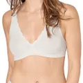 Sloggi Women's Zero Feel Lace Bralette Bralet, White (Angora 6308), 28A (Size: X-Small)