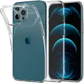 SPIGEN Liquid Crystal Case Designed for iPhone 12 Pro Max Case 6.7-inch Exact Fit Slim Soft Cover - Clear