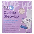 babyU CUSHIE STEP UP | Padded Toilet Seat with Step Stool | Toilet Training Independence | Fits most toilets