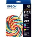 Genuine Epson 212XL Black + 212 Colour Ink Cartridge Value Pack