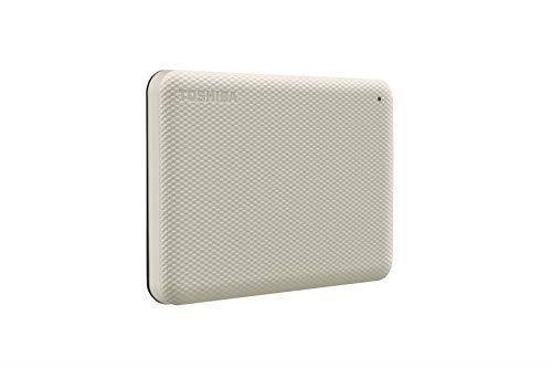 Toshiba Canvio Advance 1TB Portable External Hard Drive USB 3.0, White - HDTCA10XW3AA