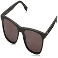Lacoste Men's Rectangular Sunglasses, Matte Black/Grey, 56 mm, L860S
