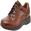 Rockport Men's Edge Hill Walking Shoe, Brown Leather, US 10.5