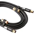 Belkin (AV10134bt5M) Quality Cable, Black